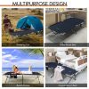 Extra Wide Folding Camping Bed with Carry Bag and Storage Bag