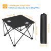 1Pc Foldable Camping Table Portable Picnic Table Lightweight Travel Desk for picnic