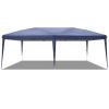 3 x 6m Home Use Outdoor Camping Waterproof Folding Tent with Carry Bag Blue