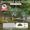 84.6*34.5*49.2in military green camping tent with tent storage bag and adjustable leg brackets with camp bed