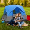 3 Person Outdoor Camping Tent with Removable Floor Mat for Camping Hiking Traveling