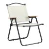 2-piece Folding Outdoor Chair for Indoor, Outdoor Camping, Picnics, Beach,Backyard, BBQ, Party, Patio, Beige