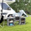 Camping portable island platform-Gray