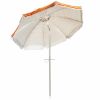 u6.5 Feet Beach Umbrella with Carry Bag without Weight Base