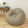 Flocking Flocking Sofa Chair Large Lazy Inflatable Sofas Chair Bean Bag Sofa For Outdoor Lounger Seat Living Room Camping Travel