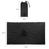 Multi-Usage Lightweight Hooded Rain Poncho Picnic Mat Blanket Sun Shelter