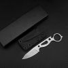 Outdoor Wilderness Survival Small Straight Knife Hunting Knife Pocket Knife