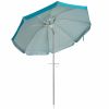 u6.5 Feet Beach Umbrella with Carry Bag without Weight Base