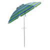 u6.5 Feet Beach Umbrella with Carry Bag without Weight Base