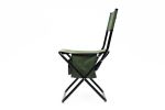 4-piece Folding Outdoor Chair with Storage Bag, Portable Chair for indoor, Outdoor Camping, Picnics and Fishing,Green