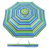 u6.5 Feet Beach Umbrella with Carry Bag without Weight Base