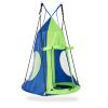 2-in-1 40 Inch Kids Hanging Chair Detachable Swing Tent